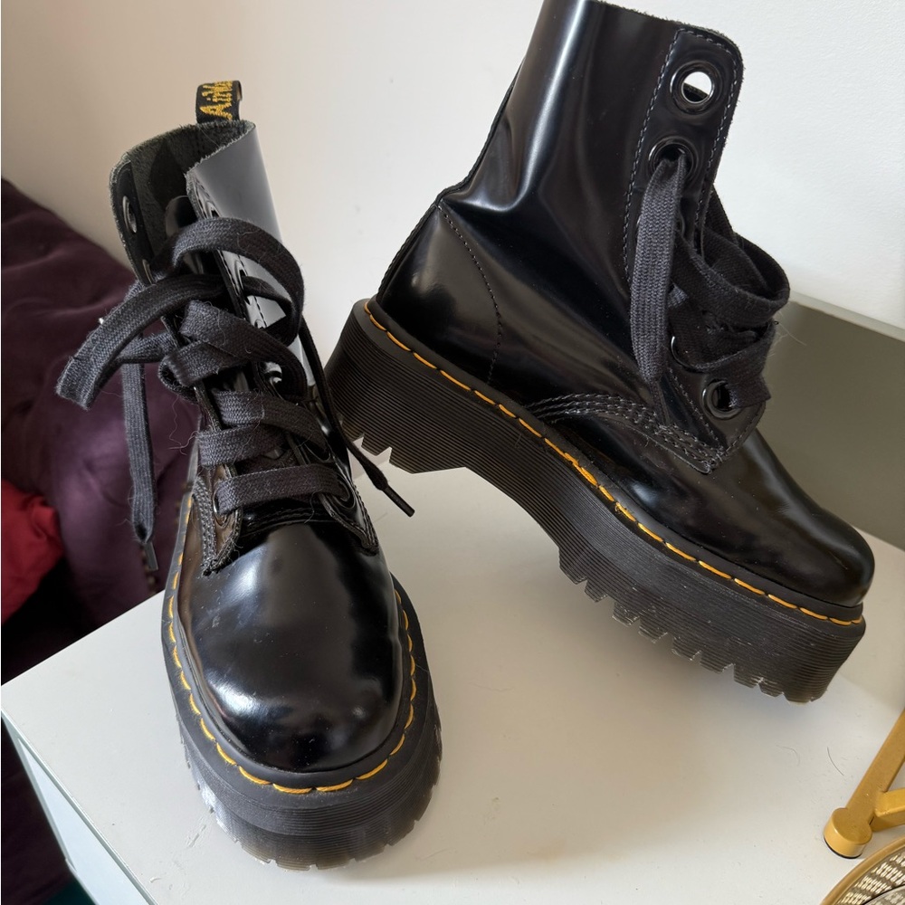 Dr. Martens Black Lace Up Boots